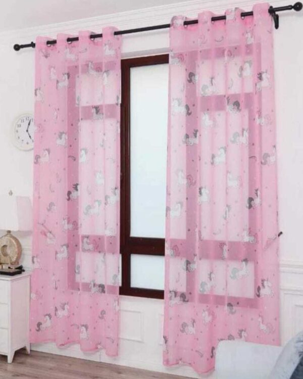 Visillo Unicornio Rosa