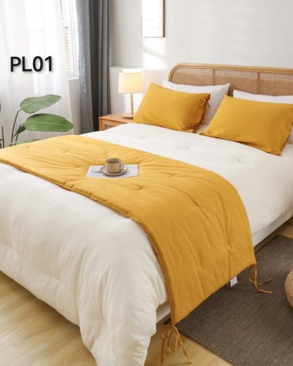 Pieceras de Lino + 2 Fundas de Almohadas
