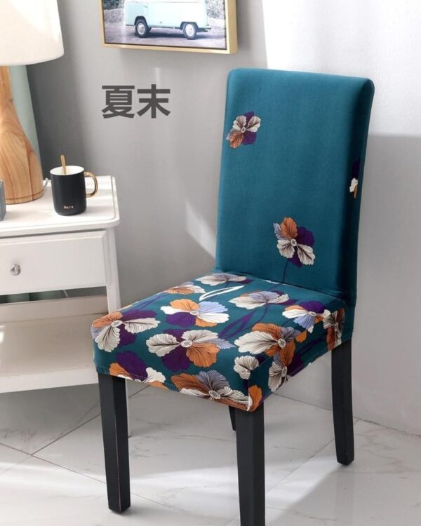 Fundas de sillas Turquesa con Flores