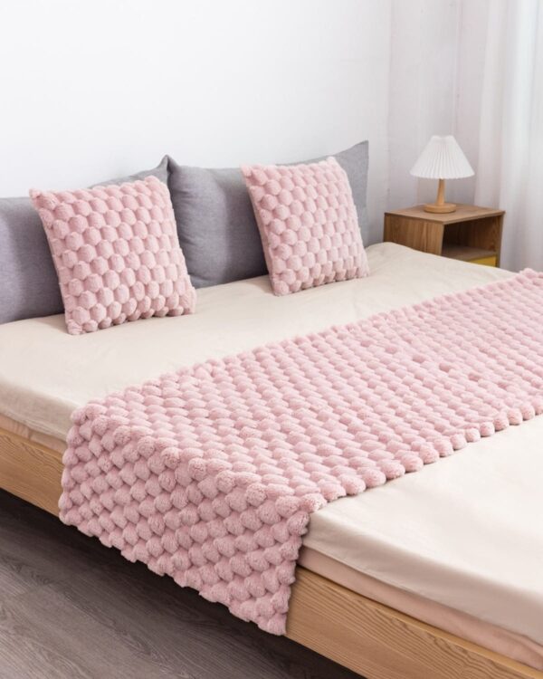 Piecera con diseño Rosa + 2 Fundas de Cojines