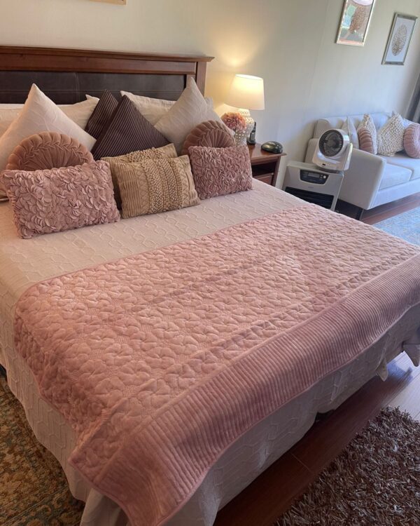 Piecera Plush Palo de Rosa