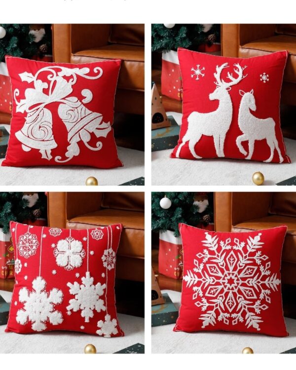 Fundas de cojin Navidad Bordado