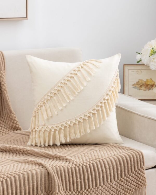 Catalogo Fundas de Cojin Beige y Café Claro
