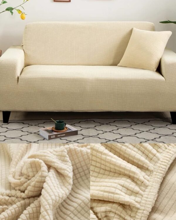 Funda de Sillon Cuadrille Beige