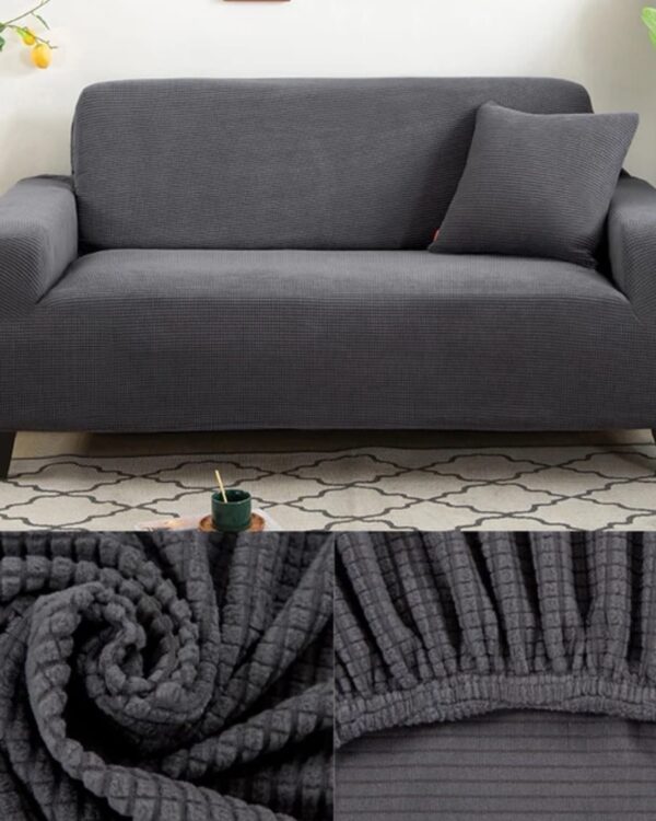 Funda de Sillon Cuadrille Gris