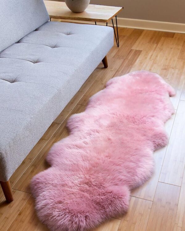 Alfombra Peluda Rosa