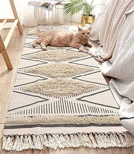 Alfombra kilim Grande con Textura