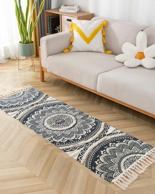 Alfombra kilim Grande con Textura