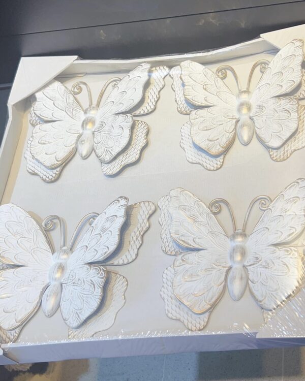 SET DE 4 MARIPOSAS DECORATIVAS