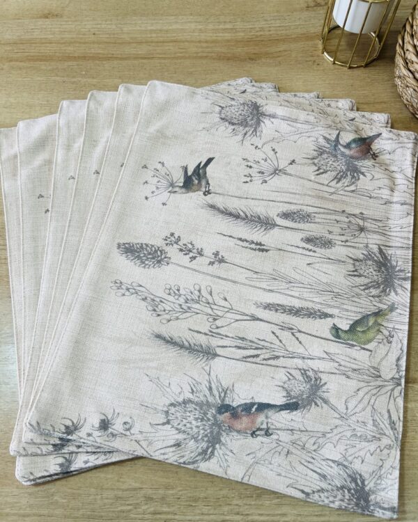 Set 6 Individuales Lino Impermeable