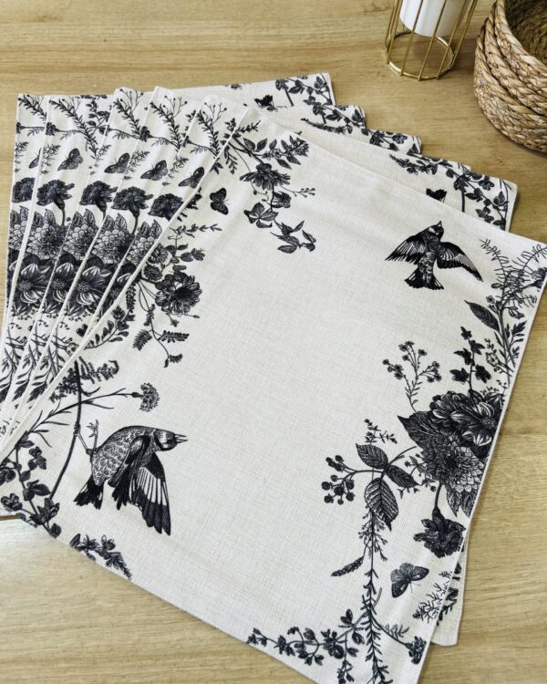Set 6 Individuales Lino Impermeable