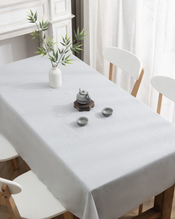 Mantel De Lino Gris