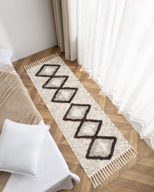 Alfombra kilim Grande con Textura