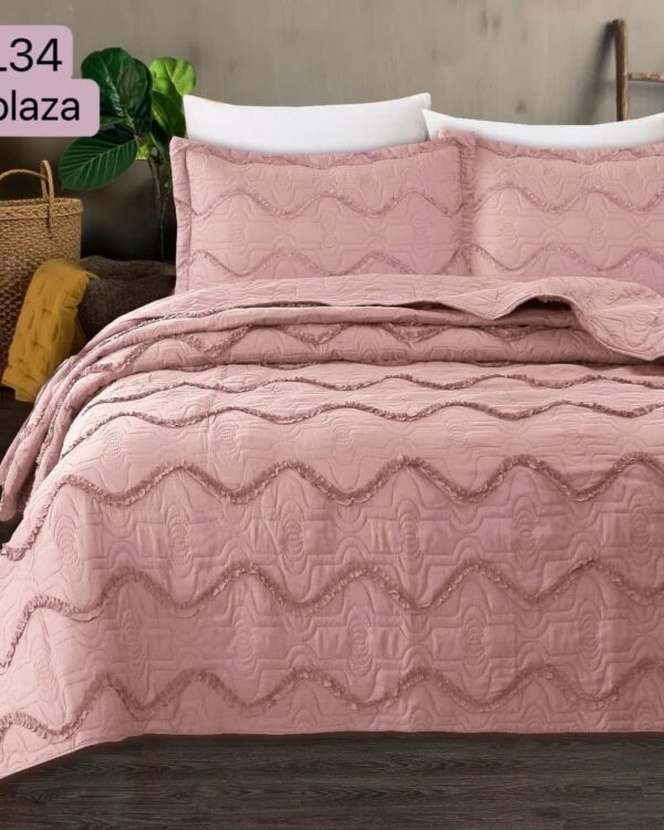 Cubrecama Rosa 1 5 Plaza