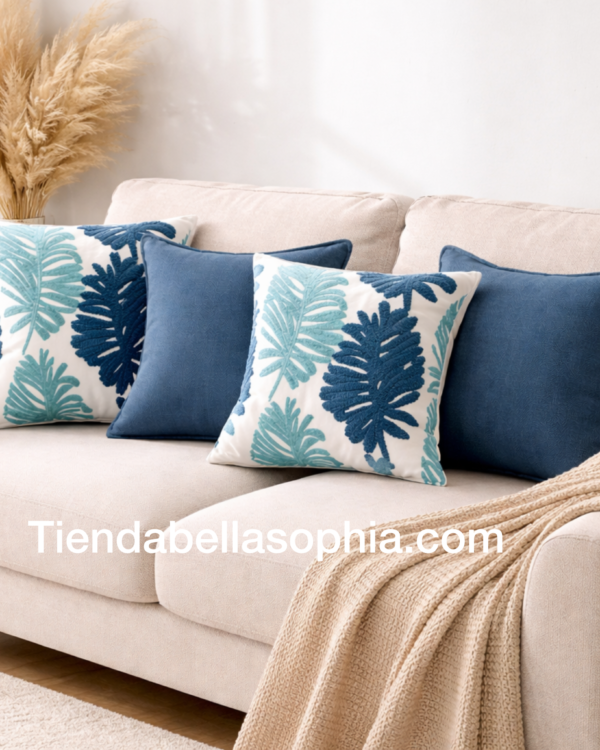 SET DE 4 FUNDAS DE COJINES