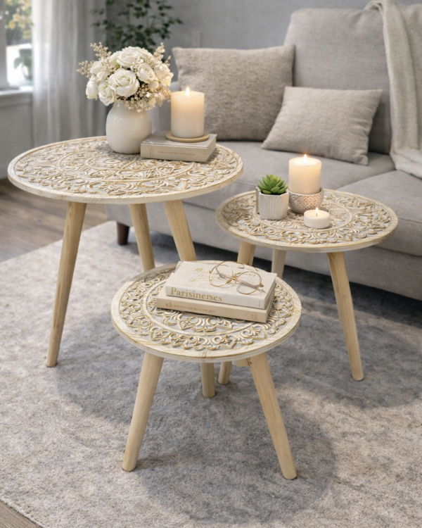 Set de 3 mesas Decorativas