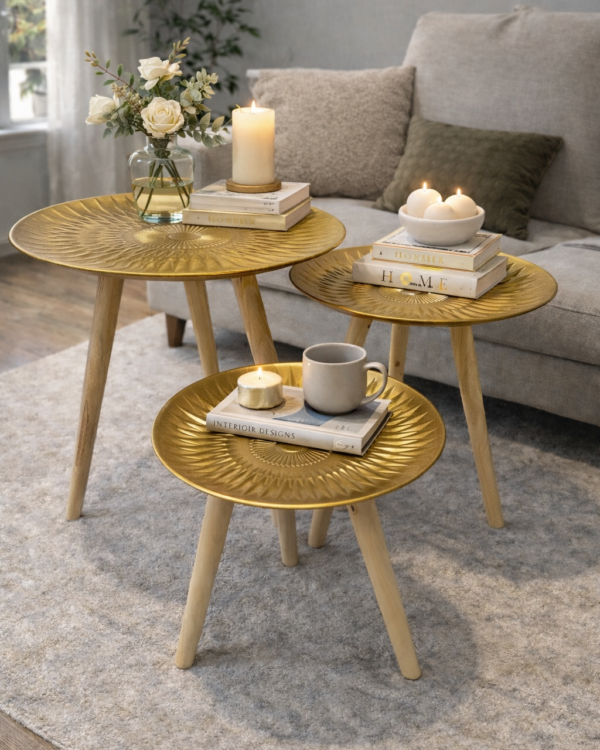Set de 3 mesas Decorativas