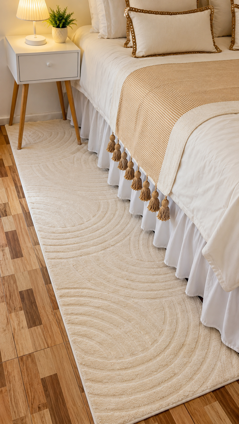 Alfombra Pasillera Blanco Invierno