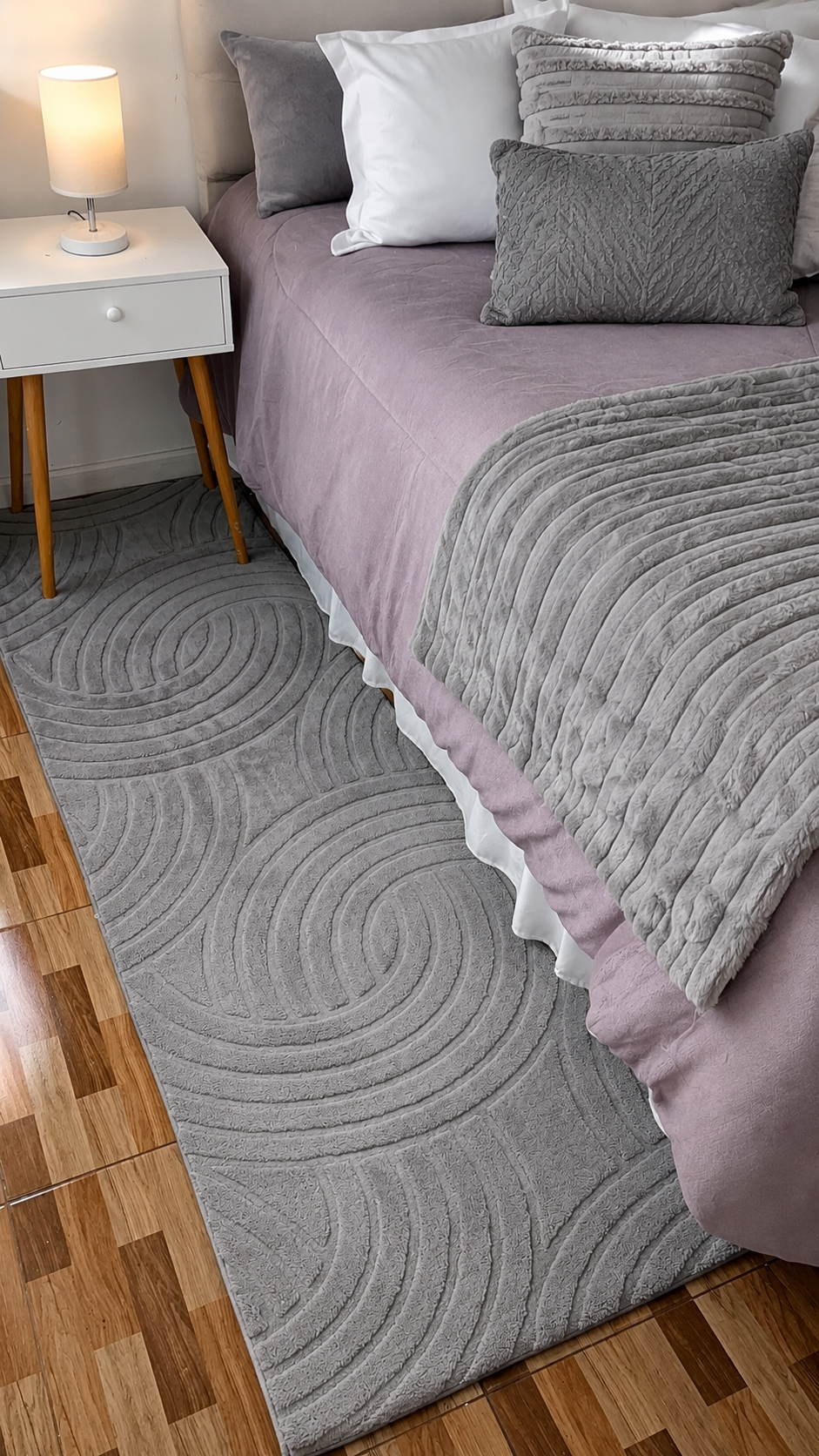 Alfombra Pasillera Gris