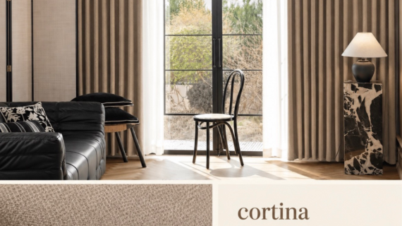 Cortinas Lino 100% Blackout Cafe claro